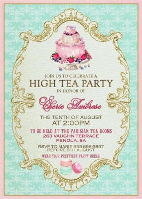 How to Host a Tea Party: Why Not Invite a Unicorn?