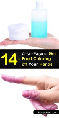 How to Remove Food Coloring from Hands: A Symphony of Stains and Solutions